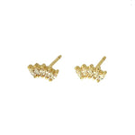 Clous d'oreilles en plaqué or Nell - Boutique We Are ParisLes Cléias Plaqué Or