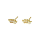 Clous d'oreilles en plaqué or Nell - Boutique We Are ParisLes Cléias Plaqué Or