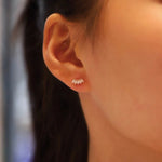Clous d'oreilles en plaqué or Nell - Boutique We Are ParisLes Cléias Plaqué Or