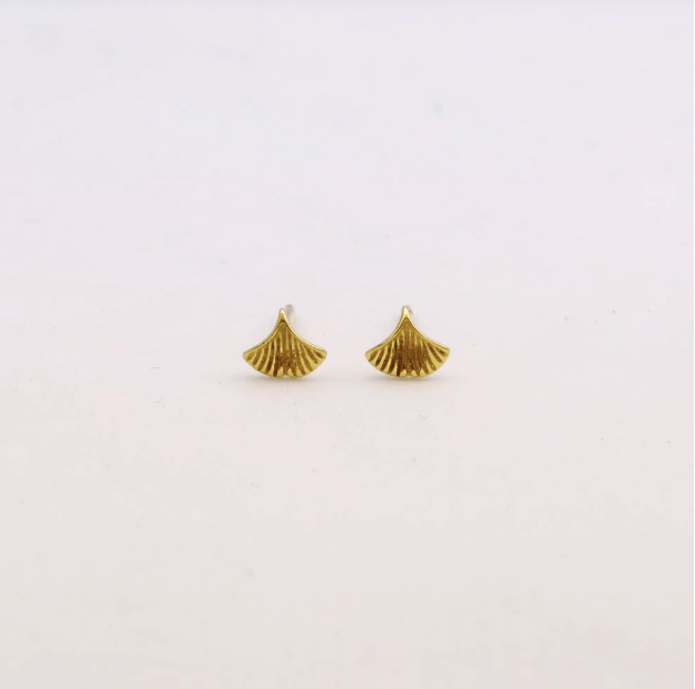 Clous d'oreilles Floglia en acier inoxydable doré - Boutique We Are ParisLes Cléias Acier Inoxydable