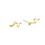 Clous d'oreilles serpent en plaqué or Serpi - Boutique We Are ParisLes Cléias Plaqué Or