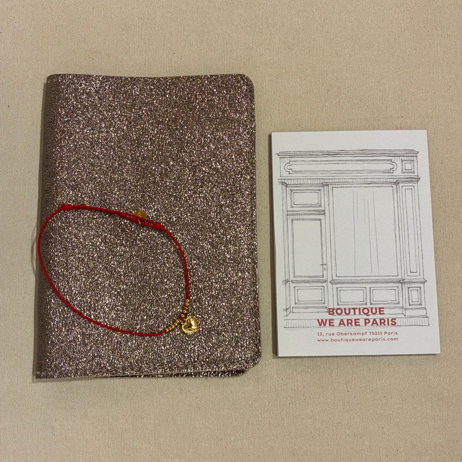 Coffret Cœur Cuivré – Protège - passeport, carnet & bracelet - Boutique We Are ParisCoffrets We Are Paris