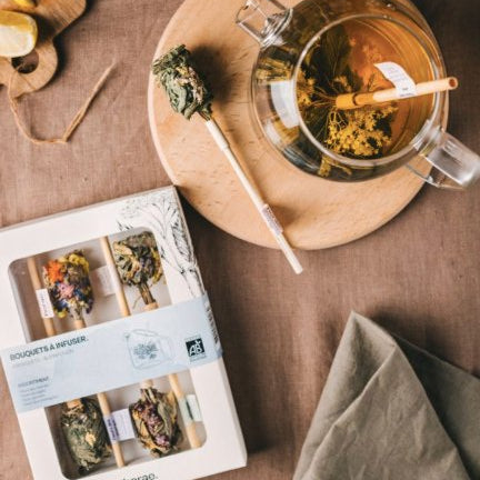 Coffret de 4 Bouquets à infuser aux fleurs Bio - Boutique We Are ParisHoraé