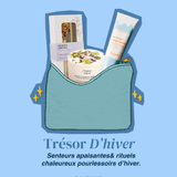 Coffret Trésor d'hiver - Pochette en cuir & rituels apaisants - Boutique We Are ParisCoffrets We Are Paris