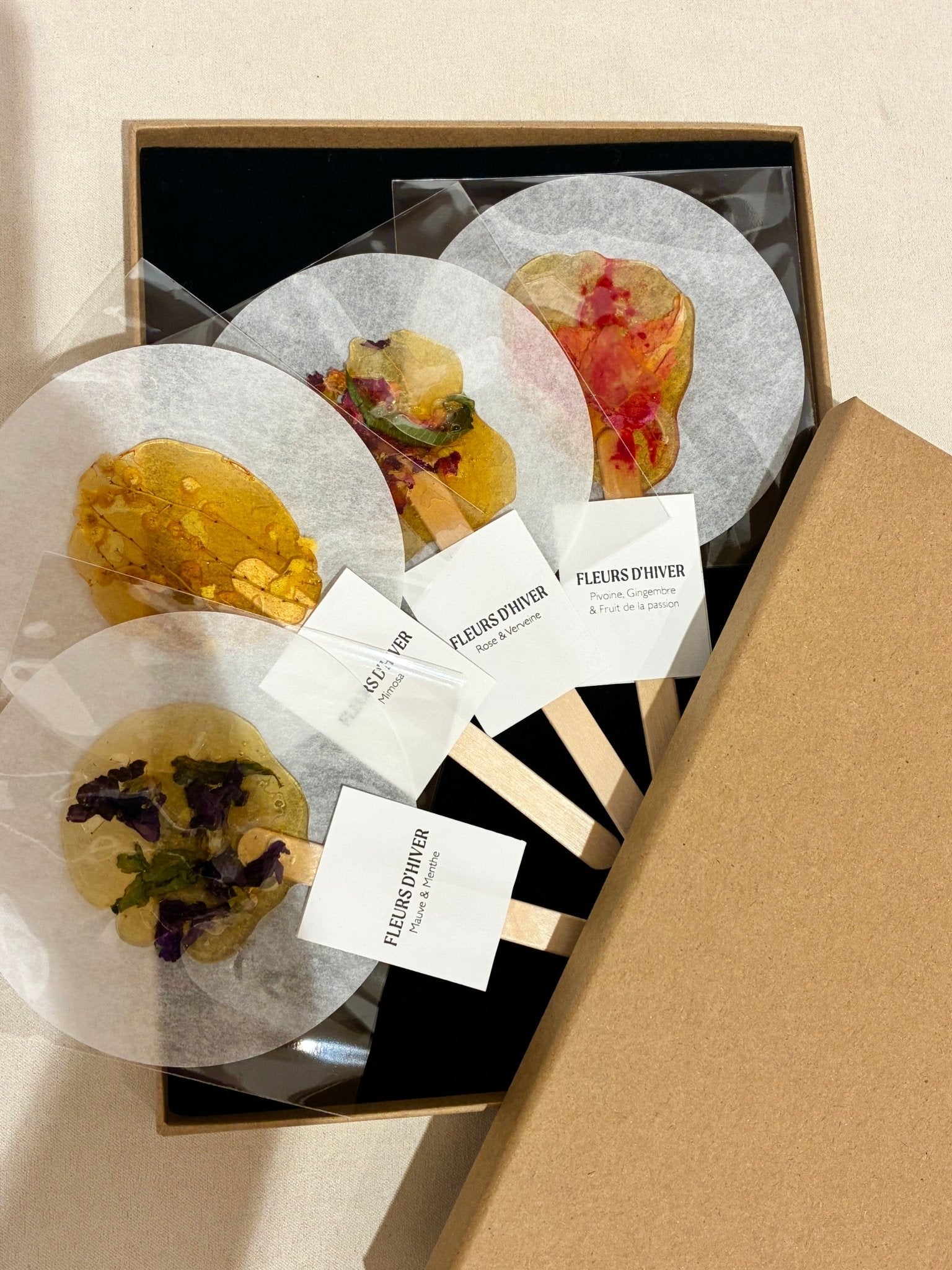 Coffrets de 4 infusions sur bâton - Boutique We Are ParisFleurs d'hiver