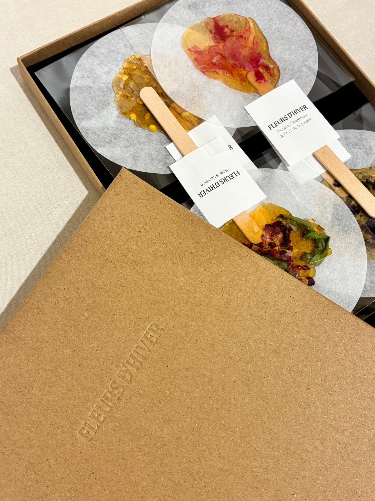 Coffrets de 4 infusions sur bâton - Boutique We Are ParisFleurs d'hiver