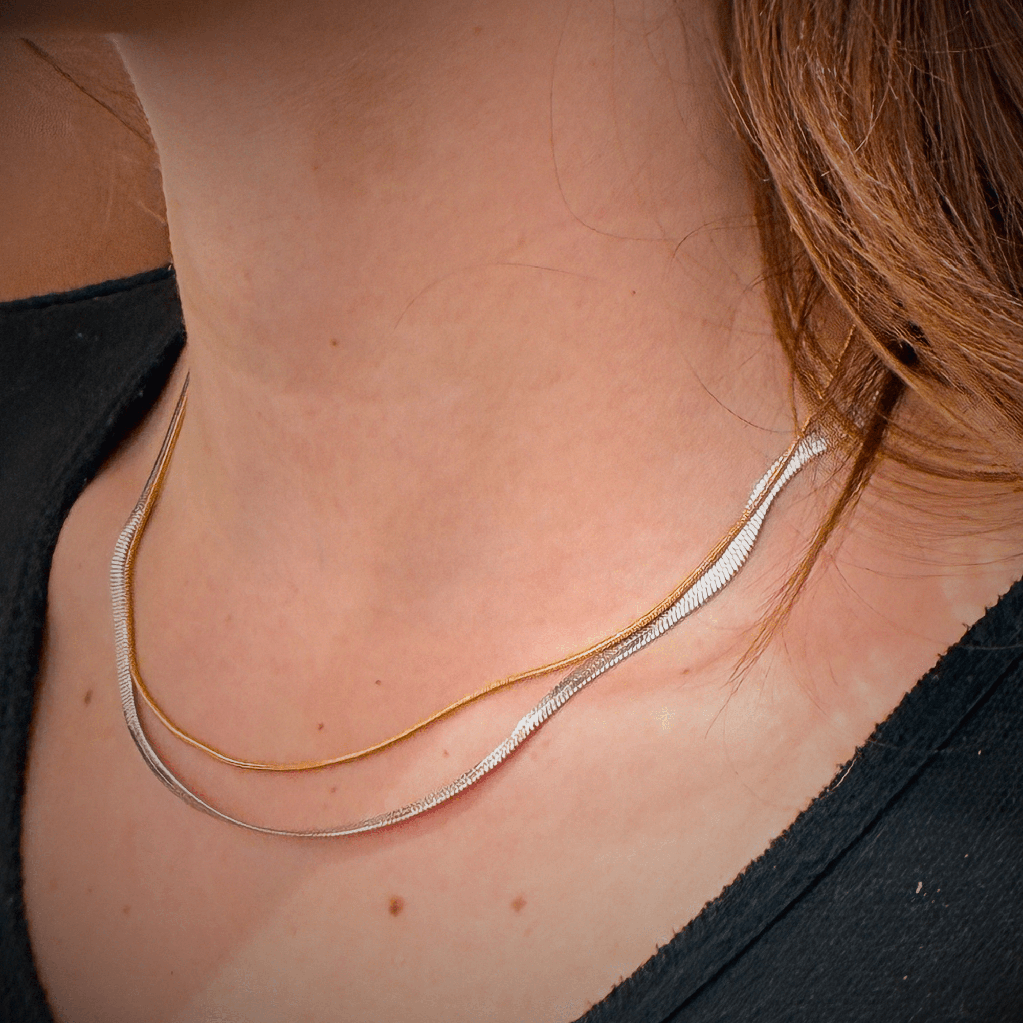 Collier Aura Argenté - Boutique We Are ParisLes Cléias Acier Inoxydable