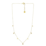 Collier avec pendentif zircons poire, en acier inoxydable Sandro - Boutique We Are ParisLes Cléias Acier Inoxydable