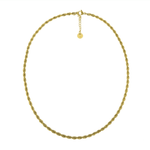 Collier chaîne corde souple en acier inoxydable - Boutique We Are ParisLes Cléias Acier Inoxydable