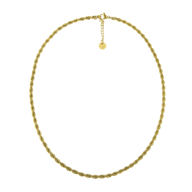 Collier chaîne corde souple en acier inoxydable - Boutique We Are ParisLes Cléias Acier Inoxydable