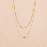 Collier double chaîne Elora - Boutique We Are ParisLes Cléias Acier Inoxydable