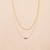 Collier double chaîne Elora - Boutique We Are ParisLes Cléias Acier Inoxydable