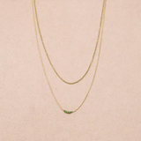 Collier double chaîne Elora - Boutique We Are ParisLes Cléias Acier Inoxydable