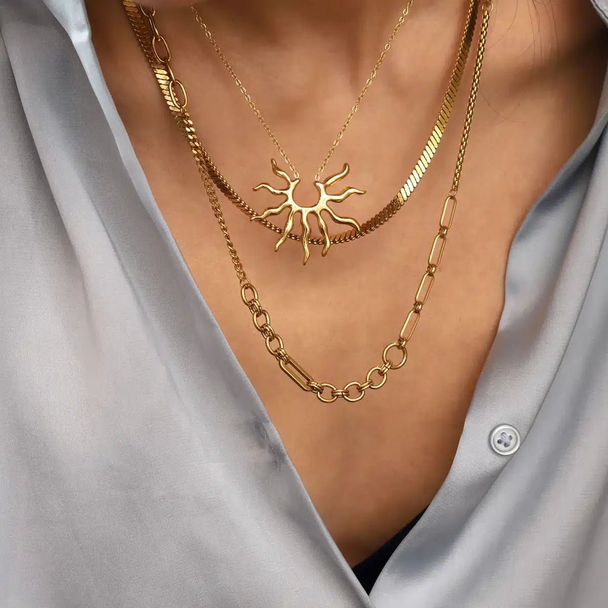 Collier Eloria - Boutique We Are ParisLes Cléias Acier Inoxydable