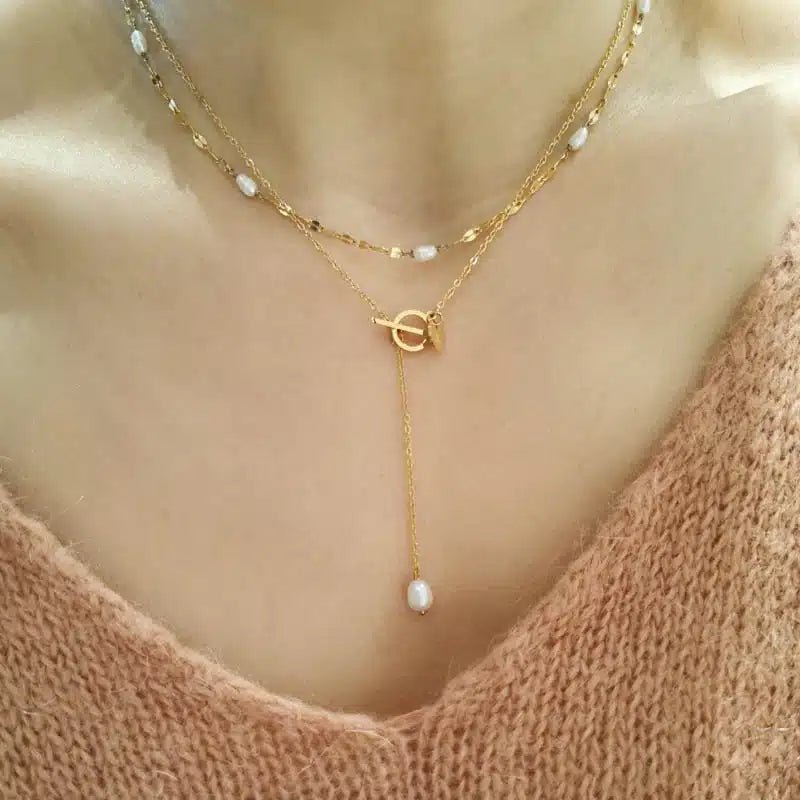 Collier Flavie - Boutique We Are ParisLes Cléias Acier Inoxydable