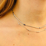 COLLIER GABIN ARGENTÉ - Boutique We Are ParisLes Cléias Acier Inoxydable