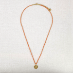 Collier gri - gri en acier inoxydable, pierres fines et pendentif coeur - Boutique We Are ParisLes Cléias Acier Inoxydable