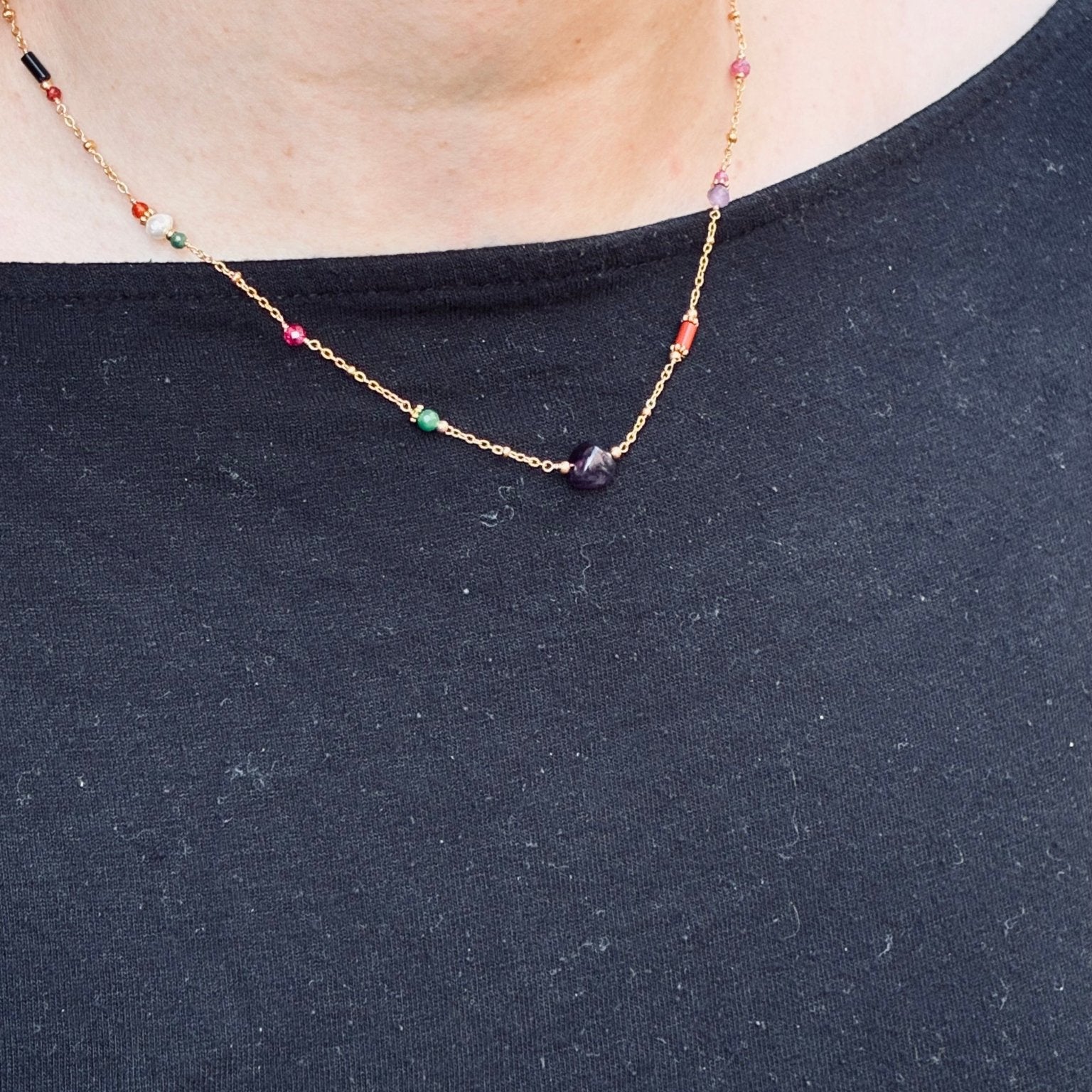 Collier Palletti - Boutique We Are ParisLes Cléias Acier Inoxydable