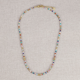 Collier pierres fines en acier inoxydable Tina Bis - Boutique We Are ParisLes Cléias Acier Inoxydable