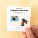 Deux mini magnets faits main – Souvenirs Photo - Boutique We Are ParisRio Soley