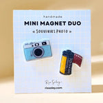 Deux mini magnets faits main – Souvenirs Photo - Boutique We Are ParisRio Soley