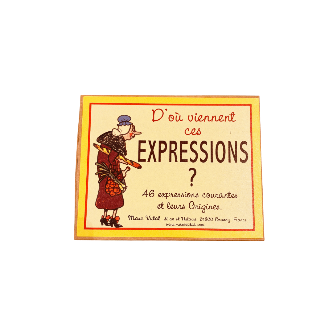 D'où viennent ces expressions? - Boutique We Are ParisMarc Vidal