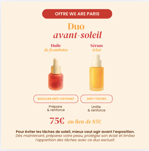 Duo Avant-Soleil - Boutique We Are ParisOden
