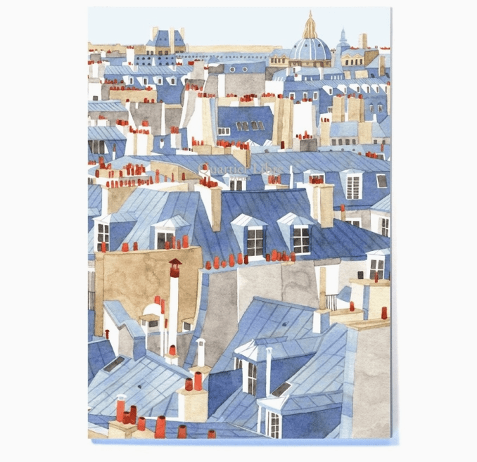 Grand carnet Toits de Paris - Boutique We Are ParisQuartier Libre Papier