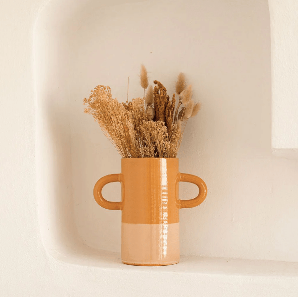 Grand vase avec anses Mediterranea - Bicolore - Boutique We Are ParisOustao