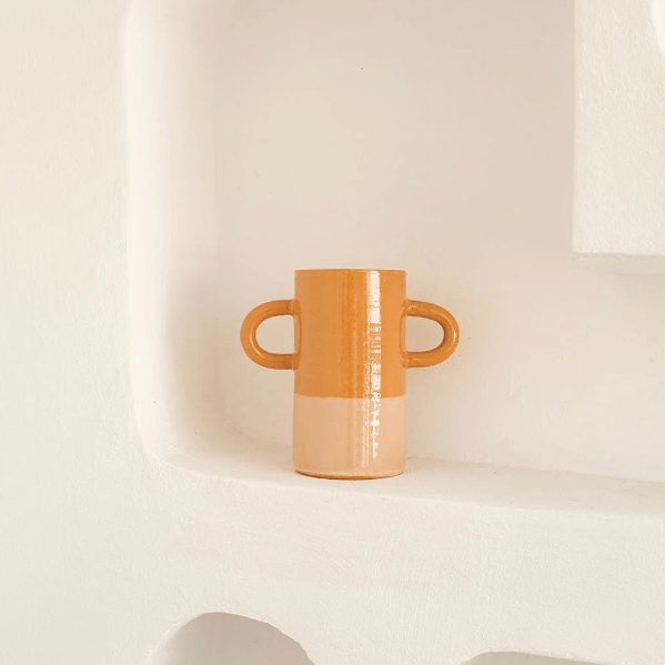 Grand vase avec anses Mediterranea - Bicolore - Boutique We Are ParisOustao