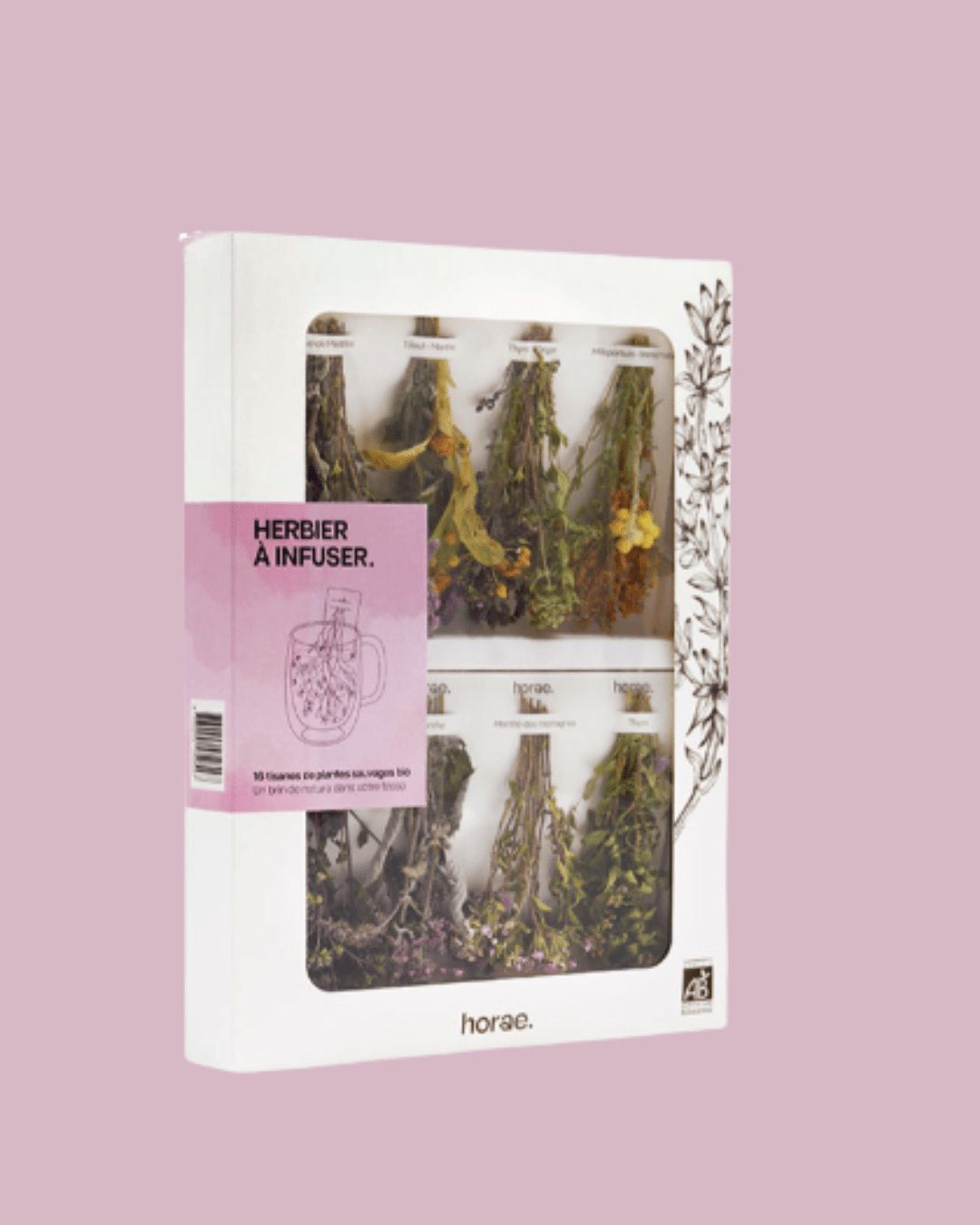 Herbier à infuser – Coffret de 16 bouquets de plantes sauvages bio - Boutique We Are ParisHoraé