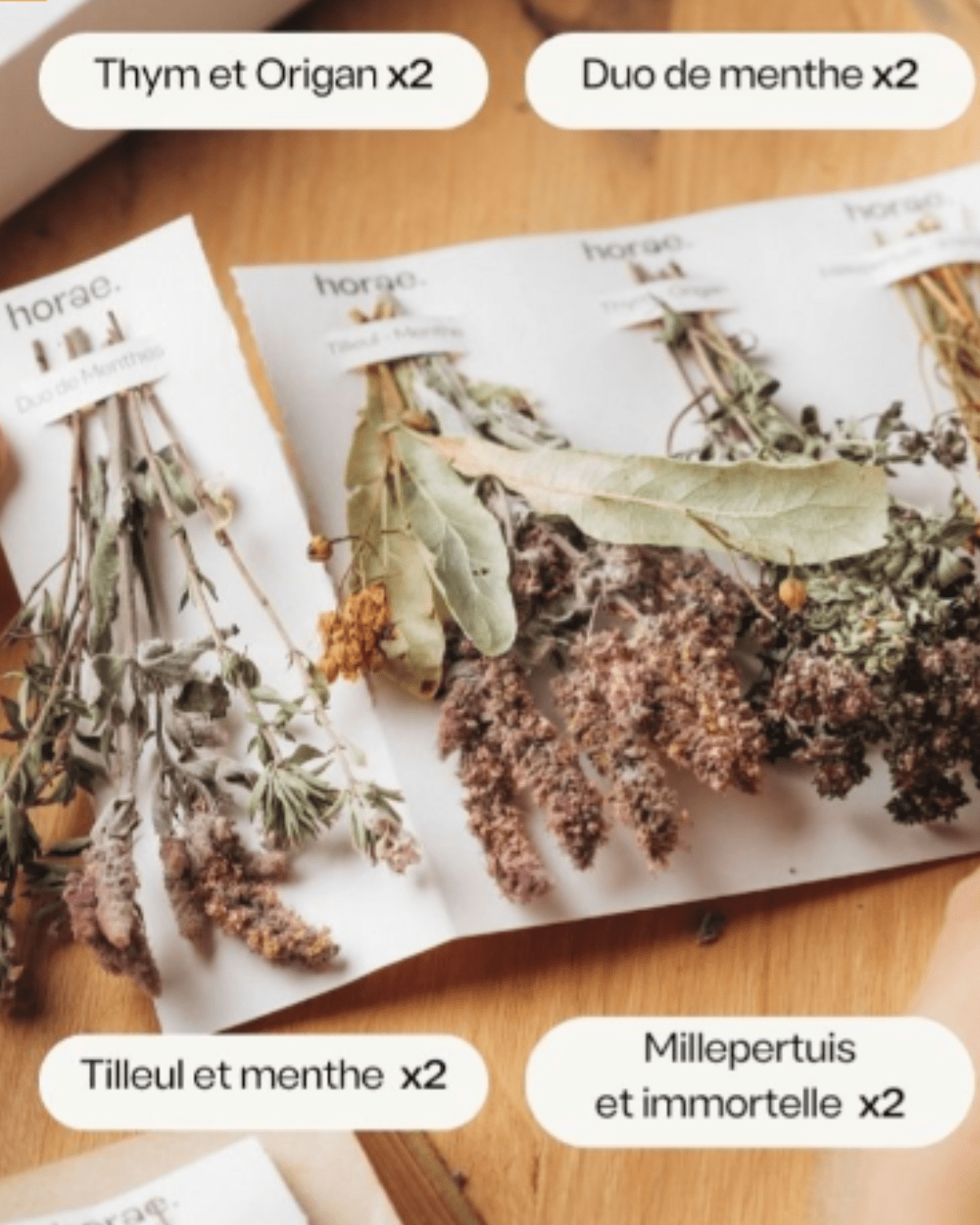Herbier à infuser – Coffret de 8 bouquets de plantes sauvages bio - Boutique We Are ParisHoraé