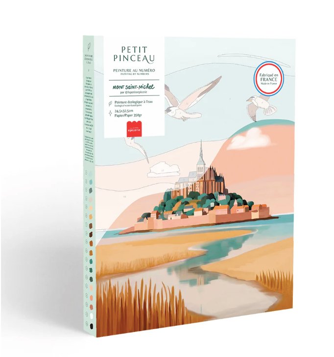 Kit peinture au numéro pour adulte - Mont Saint Michel - Boutique We Are ParisPetit Pinceau