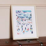 Kit peinture au numéro pour adulte - Skiing among mountains - Boutique We Are ParisPetit Pinceau