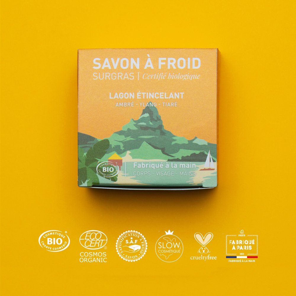 Lagon étincelant - Savon bio - ATELIER POPULAIRE - Boutique We Are Paris