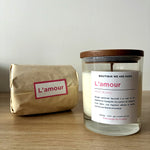 L'amour, bougie végétale parfumée au musc blanc - Boutique We Are ParisCollection We Are Paris