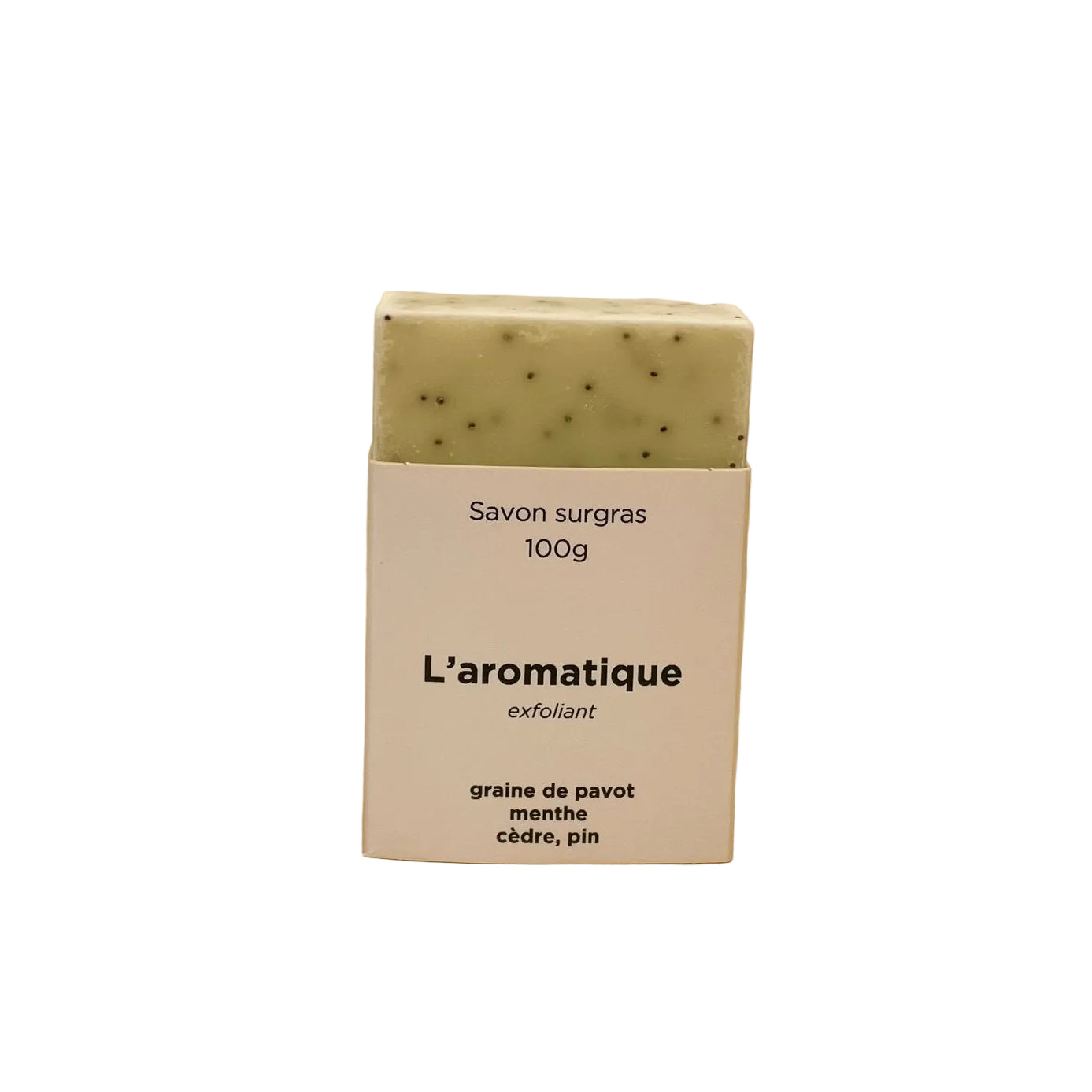 L'aromatique, savon surgras exfoliant au pin - Boutique We Are ParisBoutique We Are Paris