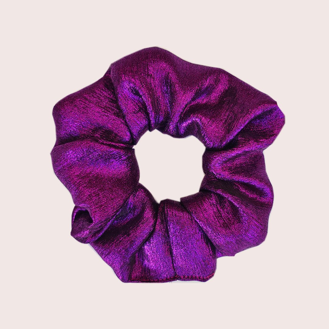 LAURE DERREY - Chouchou Irisé violet - Boutique We Are Paris