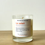Le soleil, bougie végétale parfumée aux agrumes - Boutique We Are ParisCollection We Are Paris