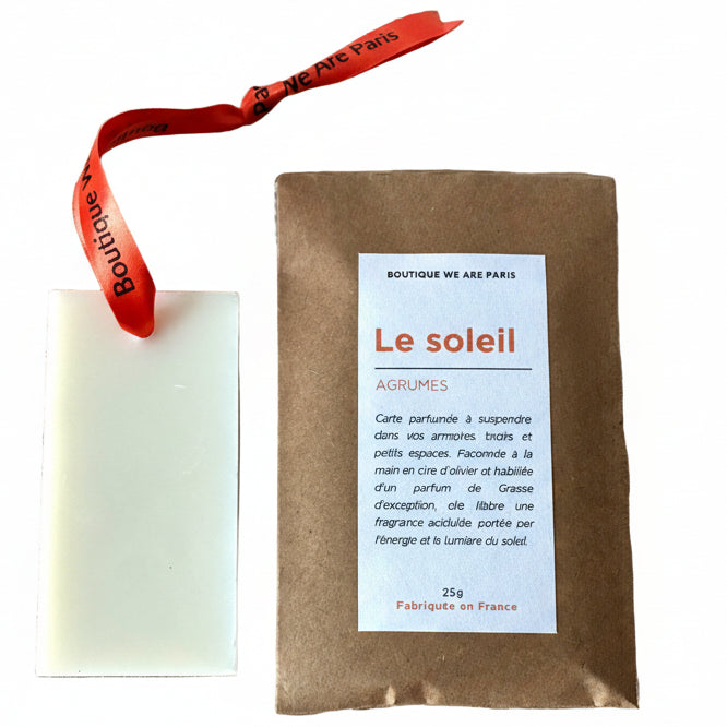 Le soleil, carte parfumée aux agrumes - Boutique We Are ParisCollection We Are Paris