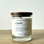L'éclat, bougie végétale parfumée à la verveine - Boutique We Are ParisCollection We Are Paris