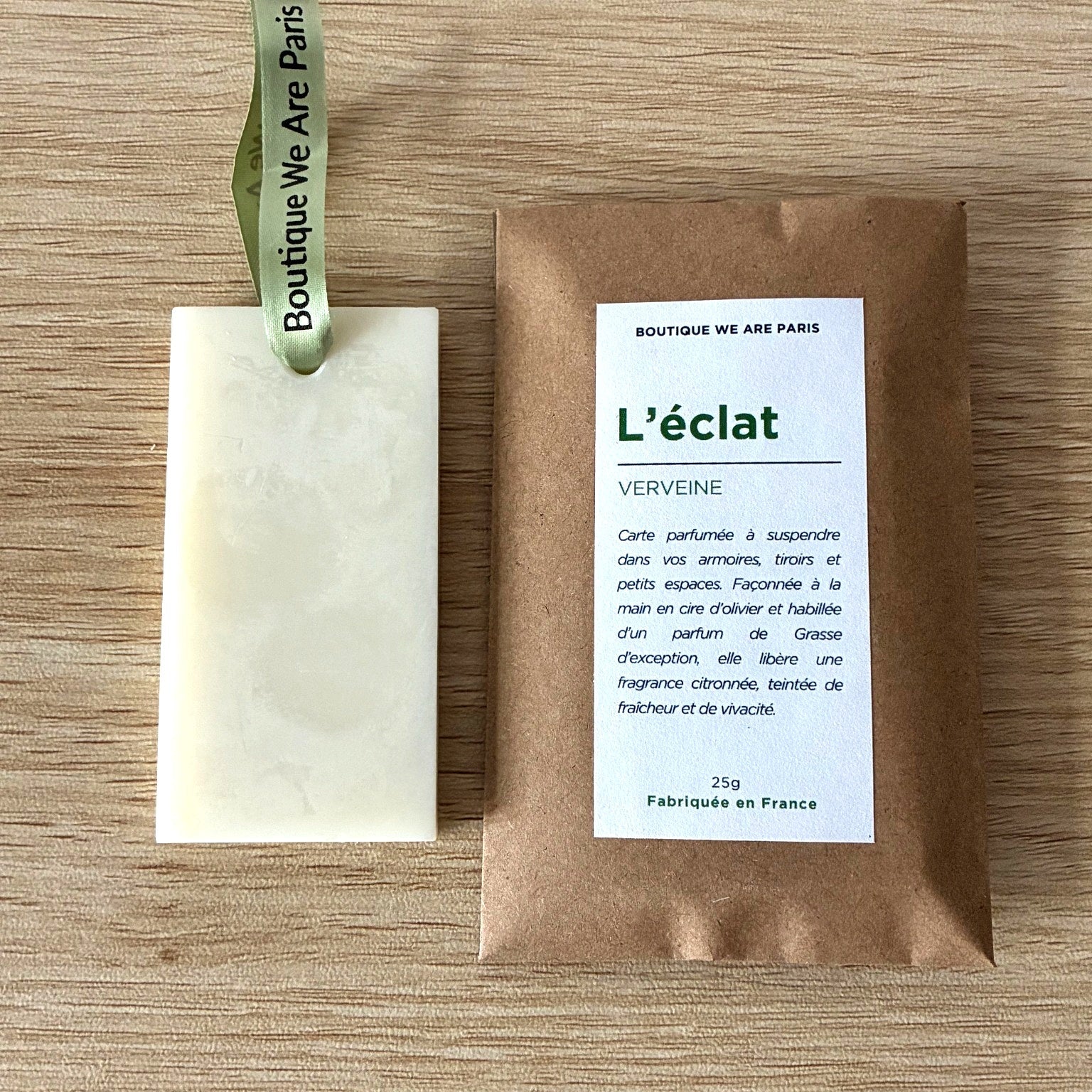 L'éclat, carte parfumée à la verveine - Boutique We Are ParisCollection We Are Paris