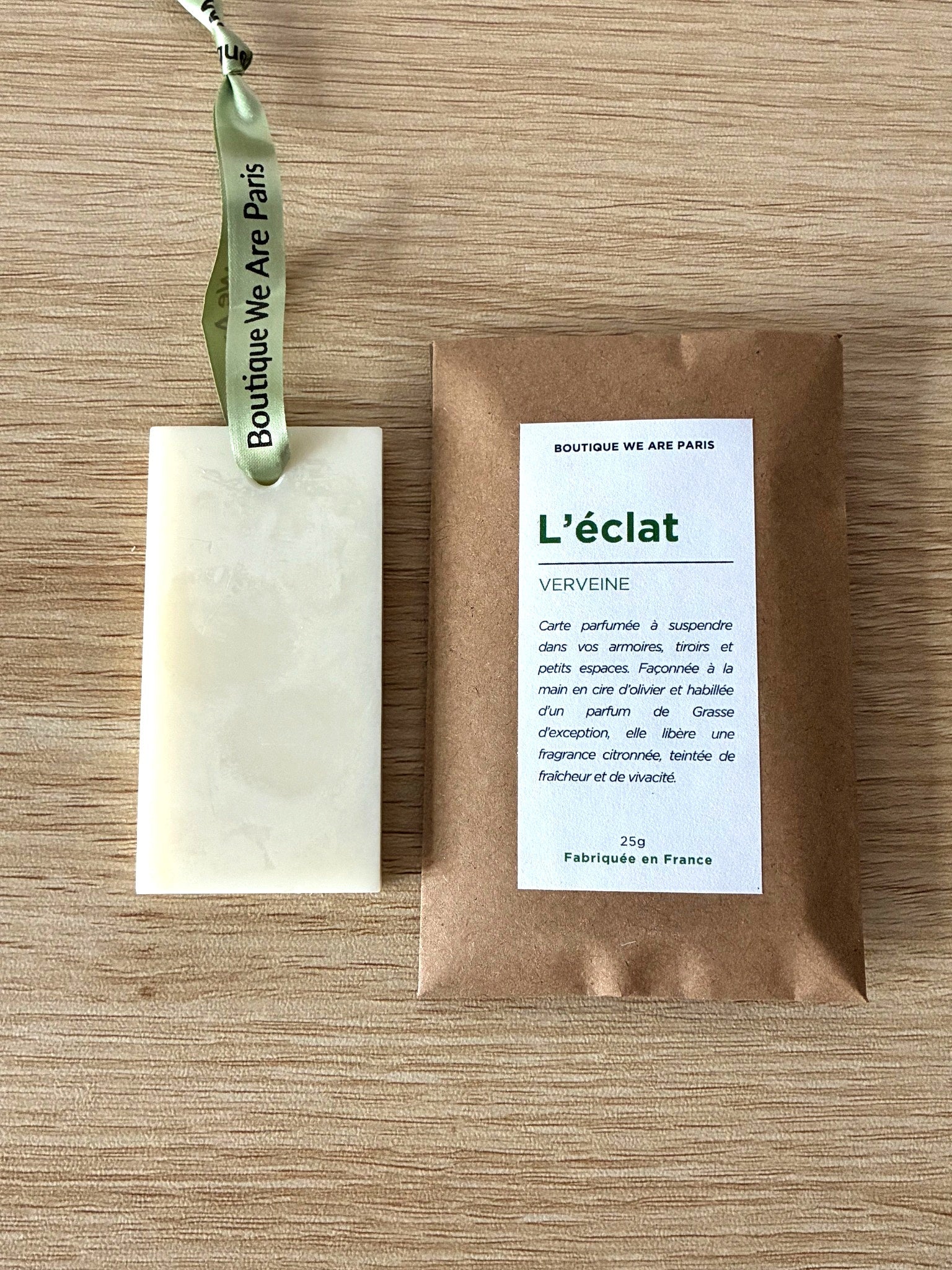 L'éclat, carte parfumée à la verveine - Boutique We Are ParisCollection We Are Paris