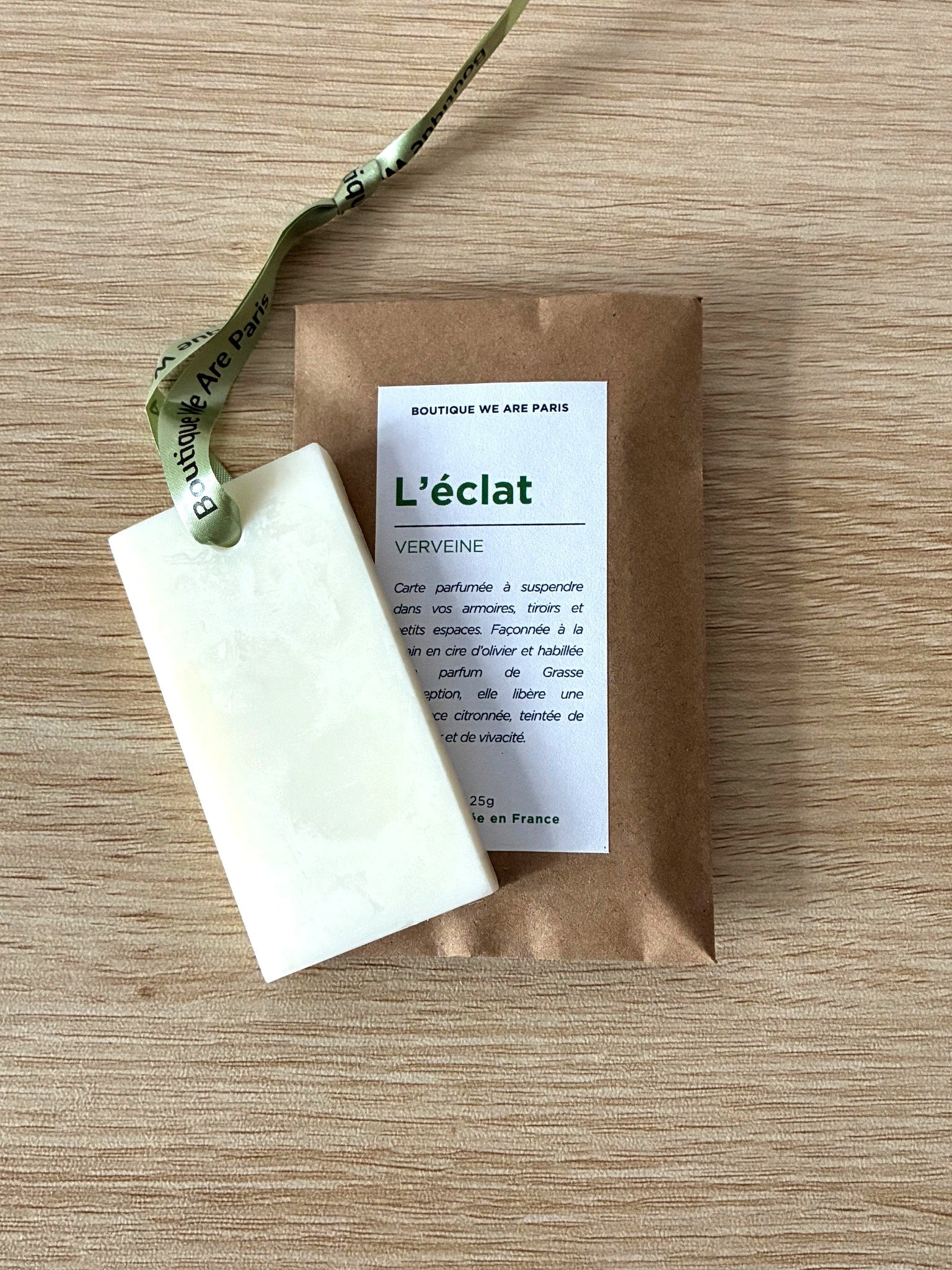 L'éclat, carte parfumée à la verveine - Boutique We Are ParisCollection We Are Paris