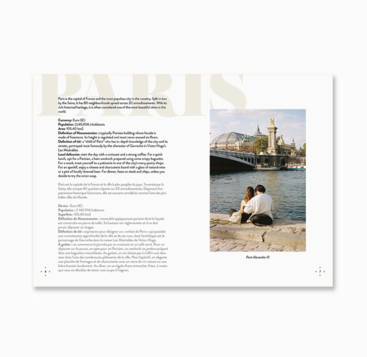 Livre de voyage Paris - A Week Abroad - Boutique We Are ParisA Week Abroad