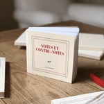 Mini - bloc Notes et contre - notes - Boutique We Are ParisGallimard