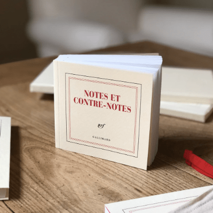 Mini - bloc Notes et contre - notes - Boutique We Are ParisGallimard