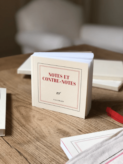 Mini - bloc Notes et contre - notes - Boutique We Are ParisGallimard