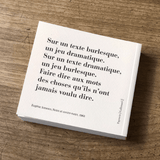 Mini - bloc Notes et contre - notes - Boutique We Are ParisGallimard