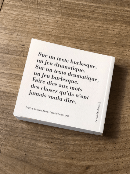 Mini - bloc Notes et contre - notes - Boutique We Are ParisGallimard
